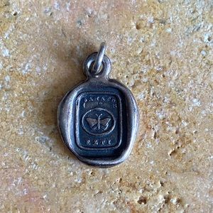 Plum and posey pendant